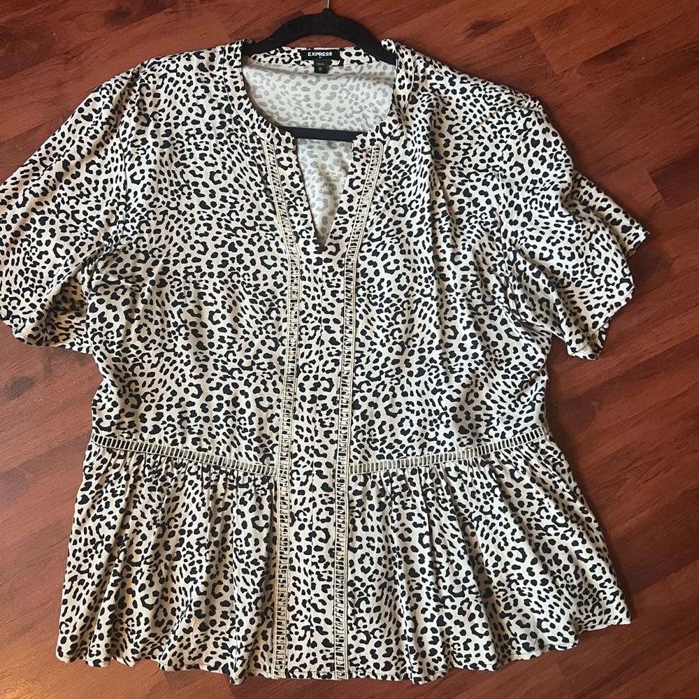 Leopard blouse